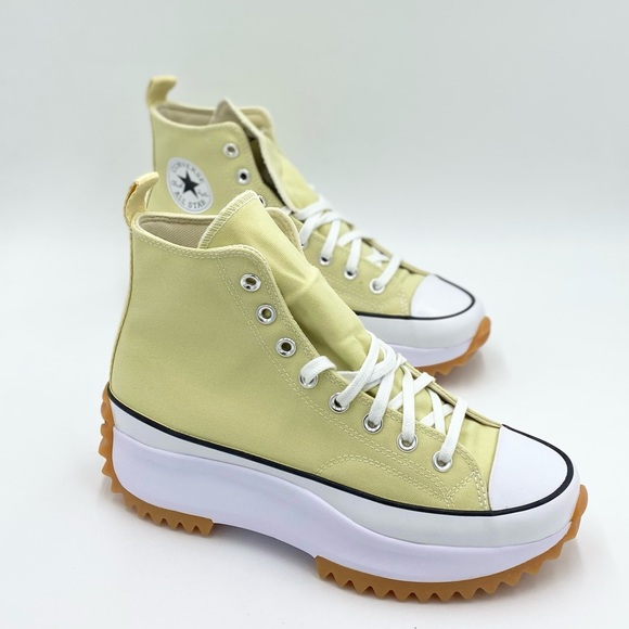 Converse Run Star Hike HI Shoes Sneakers "Lemon Drop" - A02132C - Picture 3 of 7